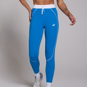 Drawstring Leggings - Cobalt Blue